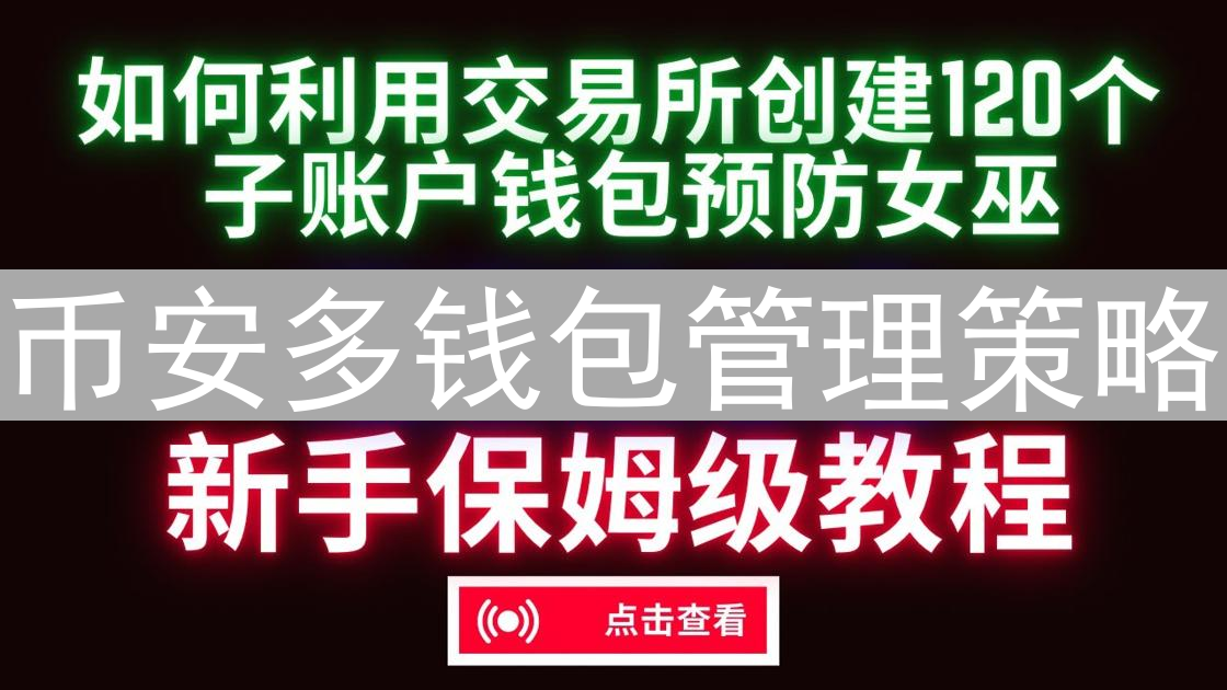 币安多钱包管理策略：安全便捷交易指南