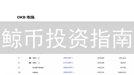 鲸币投资指南：抓住机遇，规避风险？最新深度解析！