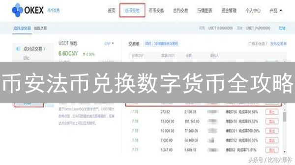 币安法币兑换数字货币全攻略：新手也能轻松上手！