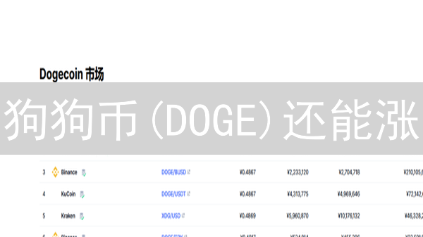 狗狗币(DOGE)还能涨？掌握价格预测，避开马斯克效应！