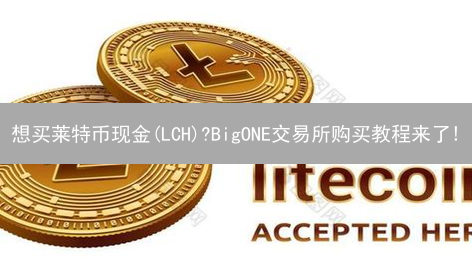 想买莱特币现金(LCH)?BigONE交易所购买教程来了!