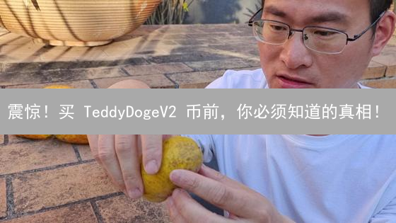 震惊！买 TeddyDogeV2 币前，你必须知道的真相！