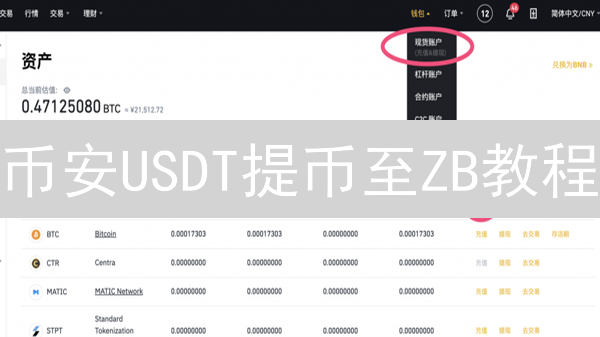 币安USDT提币至ZB教程：详细步骤与注意事项
